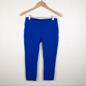 Fabletics Blue Cropped Leggings